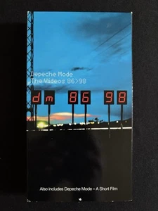Depeche Mode: The Videos 86-98 - VHS Tape 1998 Music Video Collection - Foto 1 di 3