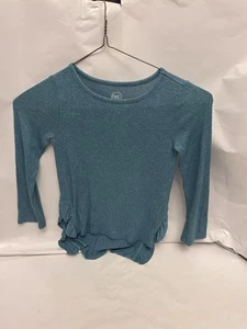 Camisa Wondernation Niñas Pequeña Manga Larga Azul/Verde - Imagen 1 de 3