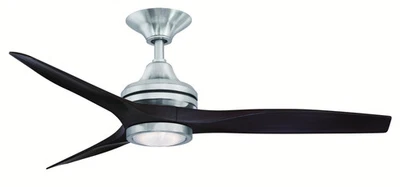 Fanimation Spitfire Ceiling Fan Motor in Brushed Nickel - Image 1 of 4