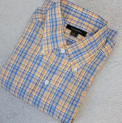 Camisa Ermenegildo Zegna Abotonada Para Hombre Grande Algodón Multicolor A Cuadros Italia Foto 1 de 4