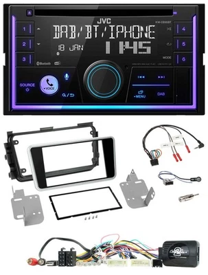 JVC Lenkrad USB 2DIN DAB Bluetooth CD Autoradio für Nissan Micra 2017-2019 - Bild 1 von 4