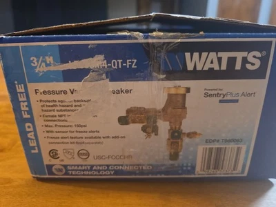 NEW Watts LF800M4-QT 3/4" Lead-Free Brass Ball Valve - Image 1 of 4