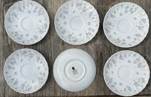 Set of 6 Wedgwood saucers “April flowers” Excellent Condition - Picture 1 of 4