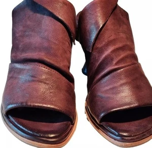A.S.98 Womens 4 Leather Slip In Sandals Italy - Imagen 1 de 15