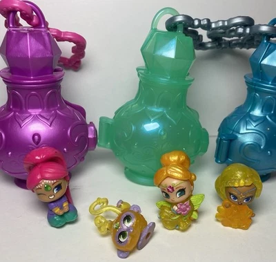 Lote de 4 mini figuras de juguete Nickelodeon Shimmer and Shine TEENIE GENIES Genies Foto 1 de 4