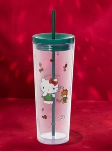 Sanrio Hello Kitty x Starbucks 24 OZ Copa Fría 2025 Edición Limitada Nuevo - Imagen 1 de 1