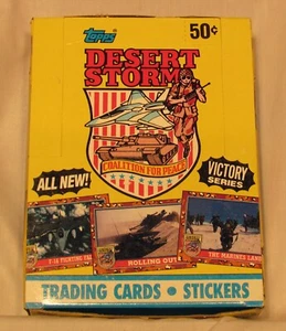 Topps Desert Storm 1991 - Victory Series - Coalition for Peace - Box 36 Packs - Bild 1 von 4