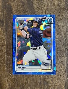 WANDER FRANCO 2021 BOWMAN CROMO #BCP-1 BLU ZAFFIRO ROOKIE RIFRATTORE - Foto 1 di 2