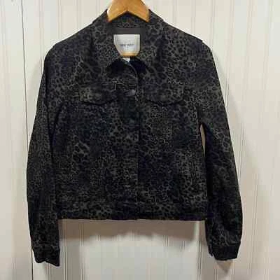 Джинсовая куртка с принтом Nine West Cheetah - Изображение 1 из 4