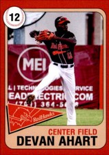 2019 Fargo-Moorhead RedHawks Team Issue #2 Devan Ahart Rochester Hills Michigan