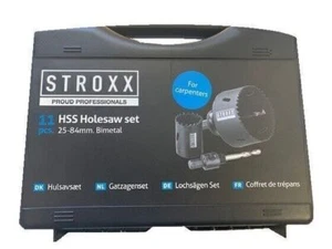 HSS-Lochsägen-Set 11-teilig Bimetall Ø 25–84 mm für Holz, Metall, Aluminium - Bild 1 von 9