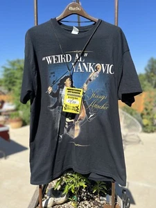 Weird Al Yankovic Strings Attached Tour Shirt XL & Silk Backstage Pass - Picture 1 of 10