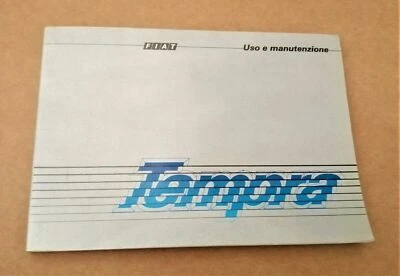 Fiat TEMPRA - Manuale Uso e Manutenzione - Seconda Edizione II/1990 - Immagine 1 di 4