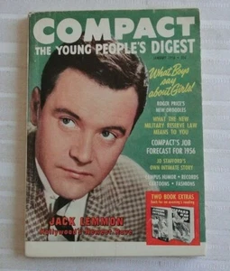 Vintage Magazine Compact Jan 1956 The Young People's Digest Jack Lemmon 97 - Picture 1 of 12