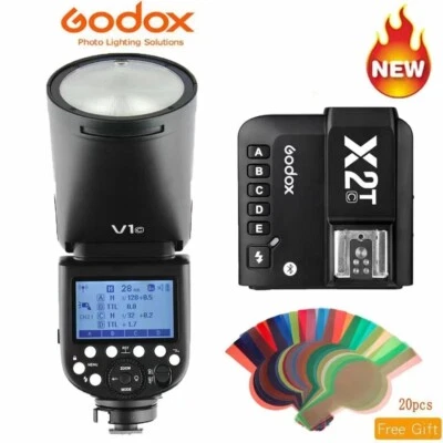 Godox V1-C 2.4G Wireless TTL Camera Flash + X2T-C Trigger Set For Canon +Gift - Image 1 of 4