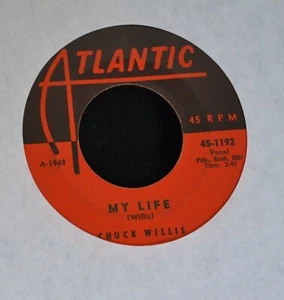 Chuck Willis Atlantic 1192 My Life and Thunder And Lightning - Picture 1 of 1
