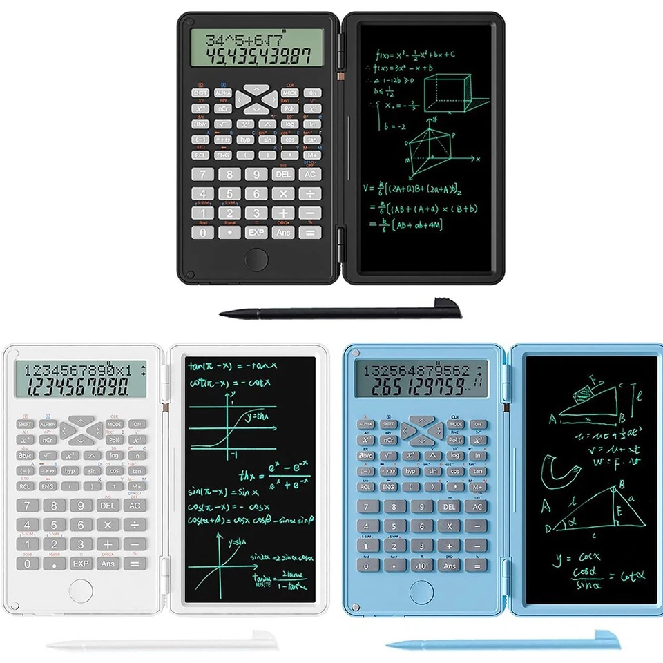 Premium Scientific Calculators,Scientific Calculator with Notepad,Large 12-Digit - Image 1 of 4