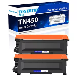 Cartucho de tóner de alto rendimiento compatible con 2 piezas para impresora Brother MFC-7860DW TN450 - Imagen 1 de 20