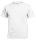 Gildan, Pack de 2, Adulte, XL, T-shirt blanc à manches courtes sans poche