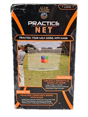 Red de práctica de golf Club Champ, resistente, resistente a la intemperie, 9 pies de ancho por 7 pies de alto Foto 1 de 4