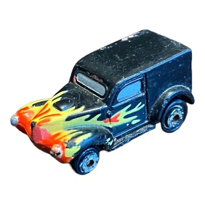 VTG Micro Machines Insiders 1989 Galoob Willys 41 Van Flames - NO Mini Pickup - Image 1 of 4