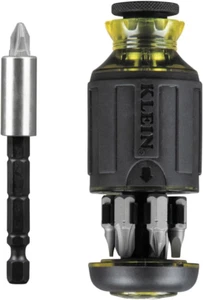 32308 Destornillador Rechoncho Multi-Bit, Herramienta Magnética Ajustable 8 en 1 Clasificación de Impacto - Imagen 1 de 12