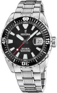Orologio Uomo Citizen Diver Indicatore Data Quadrante Nero _F20669-3 - Foto 1 di 1