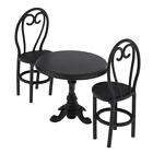 Round Table Model with 2 Chairs French Style Doll Houses 1:12 Scale