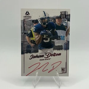 2022 Luminance Year One Signatures RPS Jahan Dotson #YSR-JDO Red Auto Rare Ssp - Picture 1 of 3