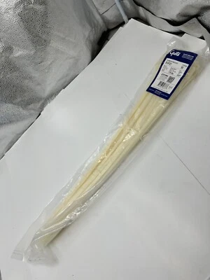 Paquete de 50 bridas de nailon Grote 83-6121 estándar blancas 24,6 pulgadas 175 lb Foto 1 de 4