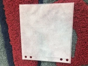 100 Univenture 4 Hole PP Binding White Sleeve 2 & 3 Ring CD DVD Binder 27144 - Picture 1 of 1