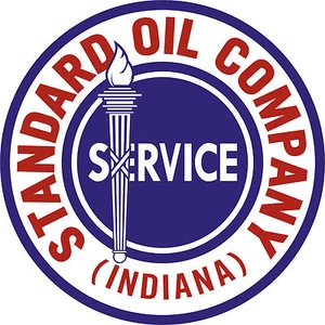 STANDARD OIL COMPANY vinyl cut sticker decal 6" (full color) - Foto 1 di 1
