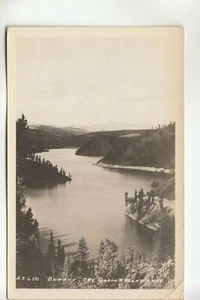 Real Photo Postcard Beauty Bay Coeur D'Alene Lake ID 25-650 - Picture 1 of 1