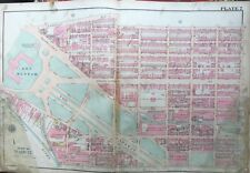1922 GW BROMLEY PHILADELPHIA PA ART MUSEUM 17TH ST TO SCHUYKILL RIVER ATLAS MAP