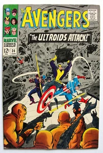 AVENGERS 1st Series #36 VF Silver Age Comic 1967 MARVEL 1st Ultrana & Ultroids - Picture 1 of 5