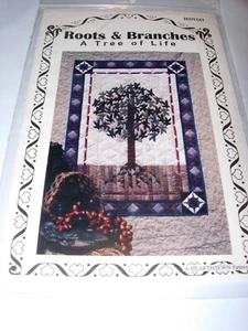 roots & branches hearthsewn sewing Pattern quilt quilting 40x27 tree of life - Picture 1 of 3