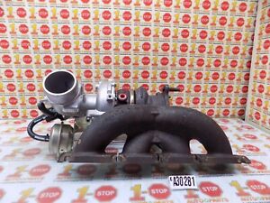 2013-2016 AUDI A4 2.0L TURBO TURBOCHARGER W/ EXHAUST MANIFOLD 06H-145-702-R OEM