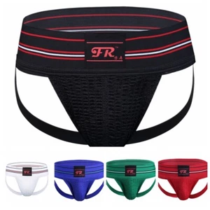 Herren Bikini Slip Athletic Supporter Jockstrap Open Butt G-String Unterwäsche - Bild 1 von 35