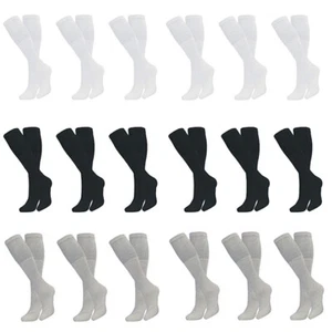 3-12 Pairs For Men Athletic Sports White Gray Black Cotton Tube Socks Size 9-15 - Picture 1 of 20