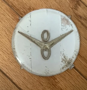 ORIGINAL 1963 STUDEBAKER LARK V-8 TRUNK LID DECK PLASTIC EMBLEM BADGE - Picture 1 of 2