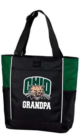 Ohio University Grandpa Tote Bag Ohio Bobcats Grandpa for SHOPPING TRAVEL BEACH Cover