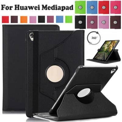 For Huawei Matepad Pro 11 T10 Mediapad M6 M5 Lite 360 Rotate Leather Case Cover  - Image 1 of 4