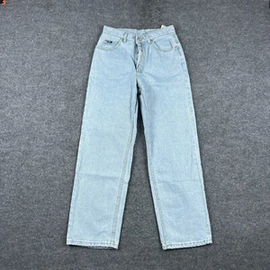 Vintage LEE Jeans Adult 9 Blue Denim Straight Leg Button Fly Juniors NWT Womens - Picture 1 of 10