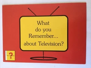 Was erinnerst du dich an Fernsehen Ein Bilderbuch Vintage Postkarte - Bild 1 von 2