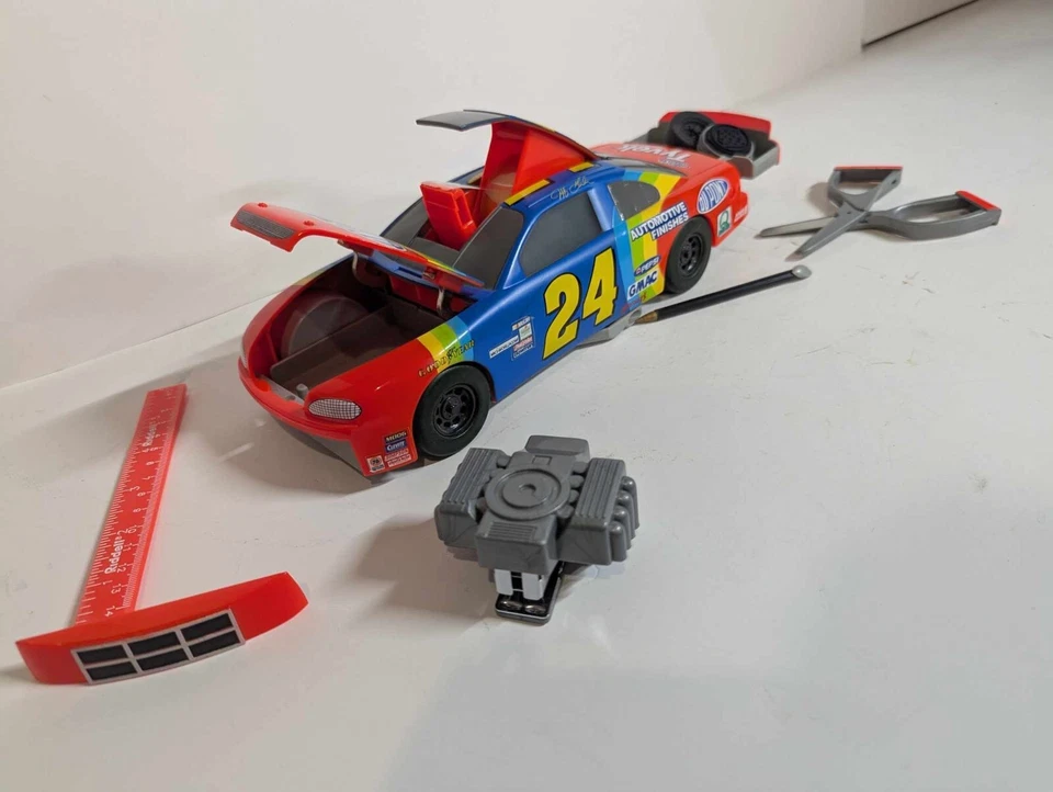 Jeff Gordon #24 1999 organizador de escritorio Riddell grapadora regla cinta tijeras borrador Foto 1 de 4