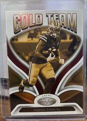 2022 Panini Certified Gold Team #20 Deebo Samuel - San Francisco 49ers - Image 1 of 2