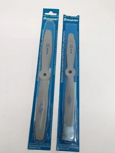 Vtg NOS [Lot of 2] Graupner Nylon R/C Airplane Propellers 1316/23/10, 1316/20/12 - Picture 1 of 6