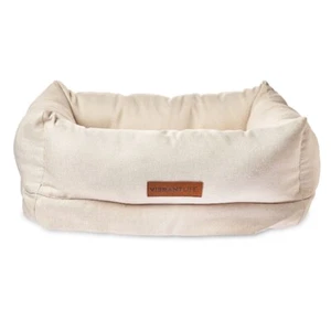 Deluxe Orthopedic Pet Bed, Beige, Small Dog Bed, 18 inches x 24 inches - Picture 1 of 5
