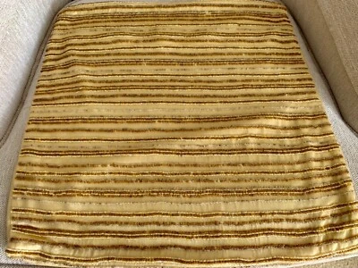 WATERFORD ЗОЛОТОЙ БИСЕР МОЛНИИ (1) КВАДРАТНЫЙ НАВОЛОЧКА 18 X 18 - Изображение 1 из 4