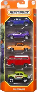 2024 Matchbox Volkswagen 5 Pack EV 4 Golf GTI VR6 Karmann Ghia T2 Bus Beetle 4X4 - Picture 1 of 4